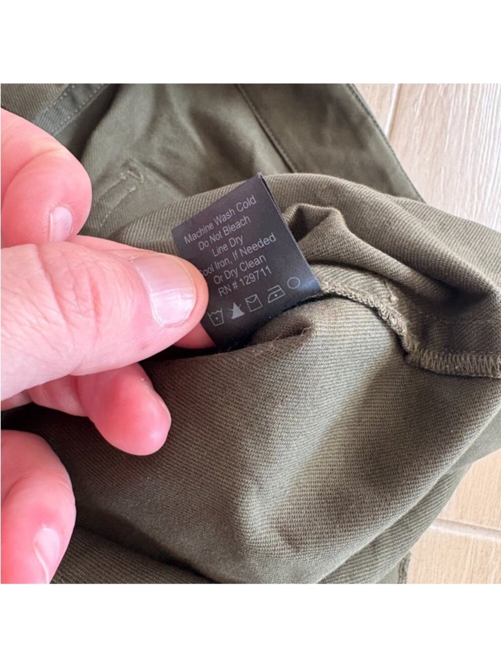 Jenni Kayne Ranger trousers in army green - Picture 6 of 9
